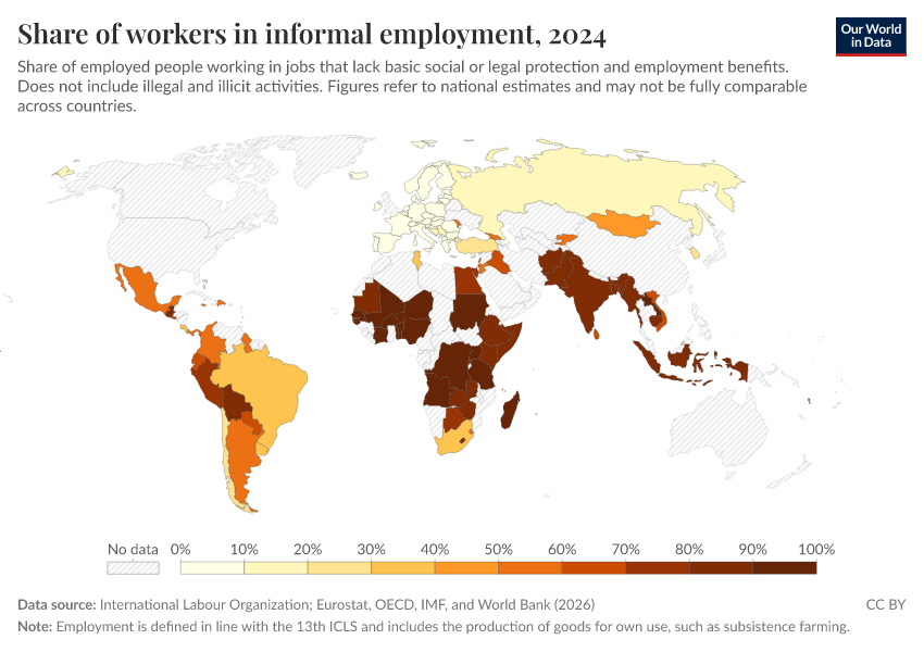 A thumbnail of the "Share of workers in informal employment" chart