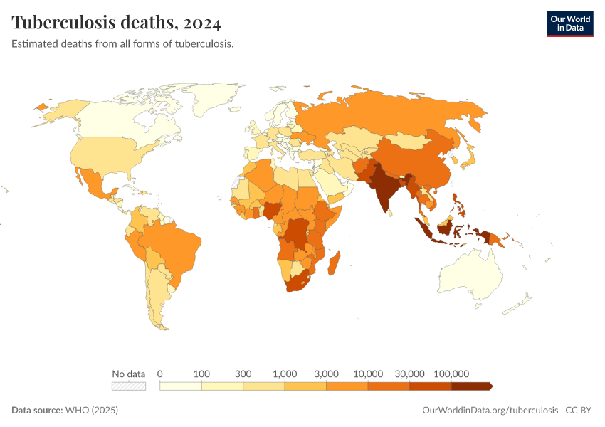 A thumbnail of the "Tuberculosis deaths" chart